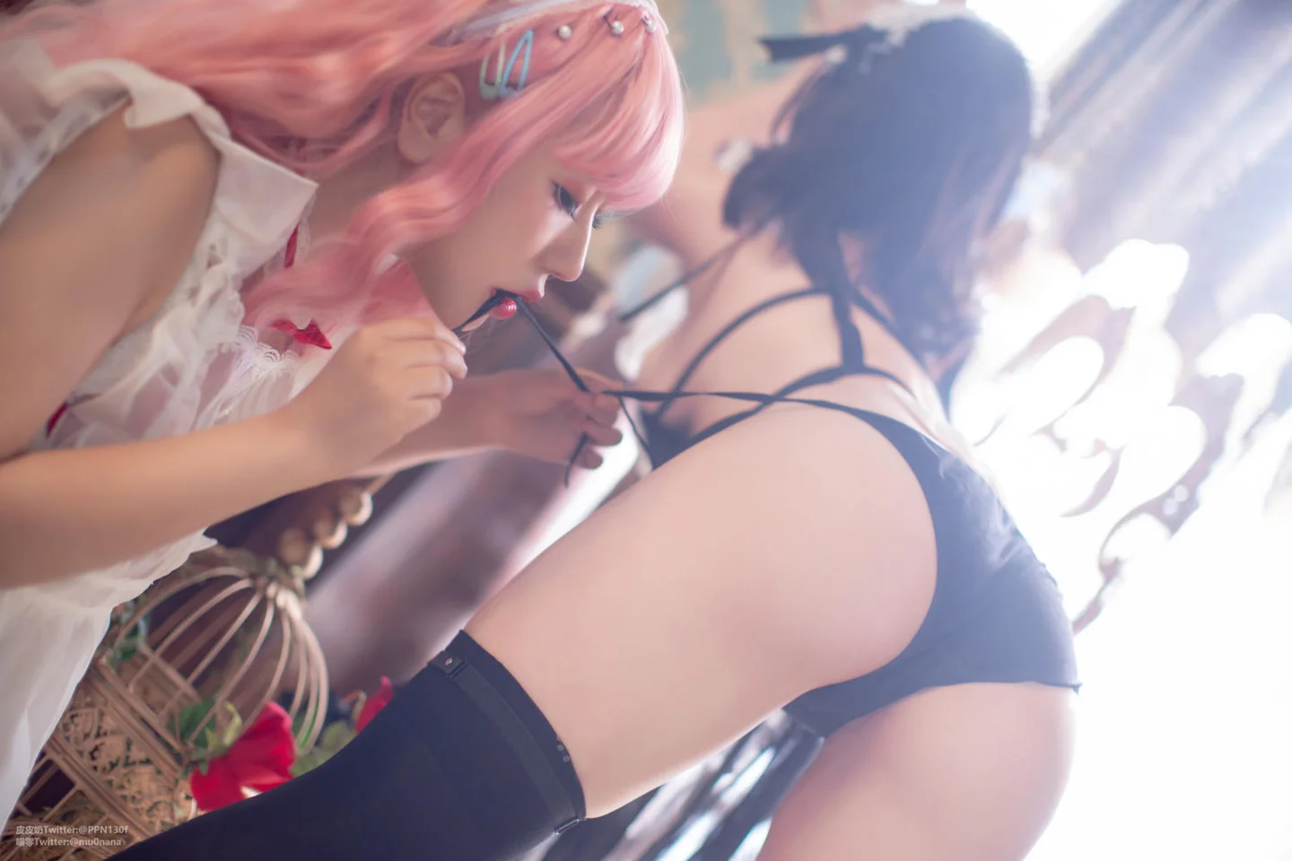 皮皮奶 - &喵零 双人女仆 [24P-332MB] tg@simisebaiai 【丝足阁】022.webp